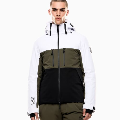 EA7 Giacca tecnica da sci in tessuto tecnico PROTECTUM7 con imbottitura in STRATUM7